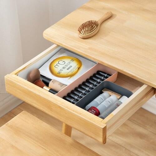 Multifunction Plastic Storage Box Desk Pencil Organizer Holder Storage Box Stylish Table Receiver Makeup Organizer Container