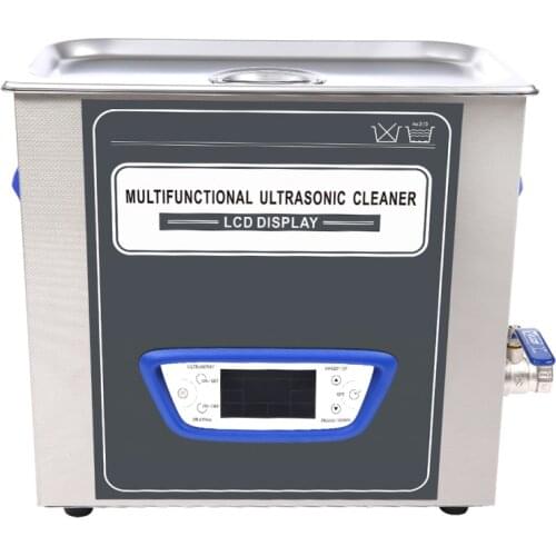 Multifunctional ultrasonic cleaner 6.5L Stainless Steel Housing And Tank Portable Adjustable Power Ultrasonic Glasses Cleaner