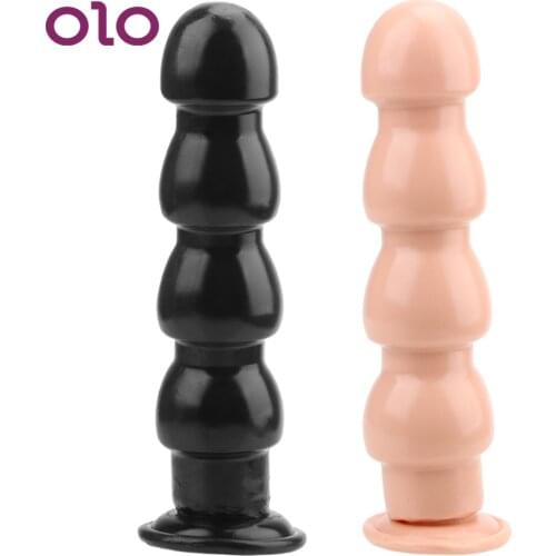 OLO Dilator Anal with Sucker Anal Sex Toys for Women Adult 9 Inches Anal Balls Huge Anal Plugs Silicone Large Butt Plugs