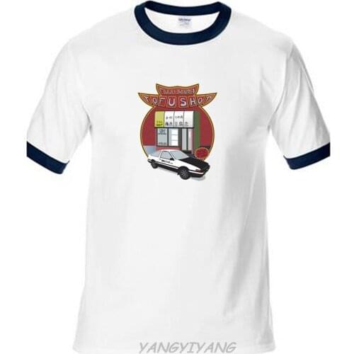 Initial D fujiwara tofushop anime manga classic tv series Tshirt ringer top tees