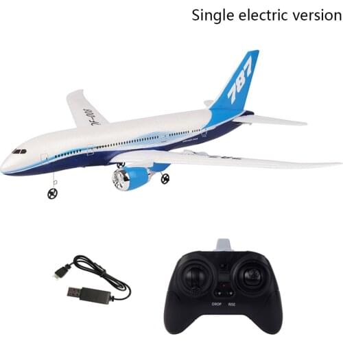 QF008-Boeing 787 DIY Mini 3CH Wingspan Gift RTF Scale Fixed Wing Easy Control RC Airplane Simulation Beginner Toys 2.4GHz
