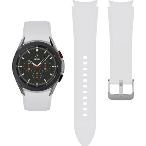 20mm WatchBand Silicone Strap For Samsung Galaxy Watch 4 44MM / Samsung Galaxy 4 Classic 46mm Smart Wristband Bracelet