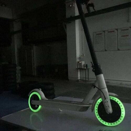 Replacement For Mijia M365 Electric Scooter Luminous Tire Shock Absorber Tubeless Solid Tyre