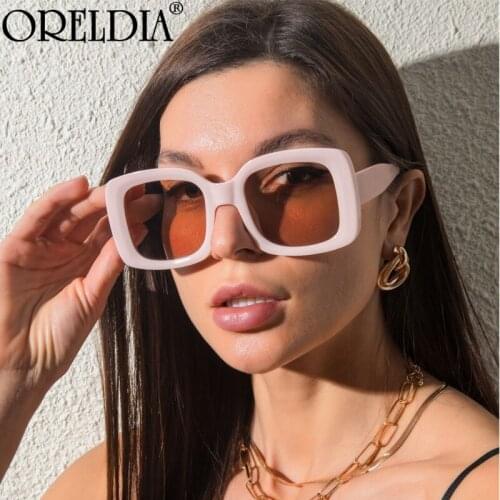 Fashion Steampunk Square Sunglasses Women Men Candy Color Sun Glasses Shades Eyewear Lady Luxury Brand Designer Eyeglasses UV400