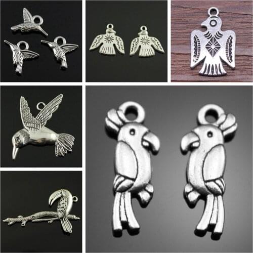 Malzahar Hummingbird Charms diy jewelry bracelet charms for jewelry making kit accessories
