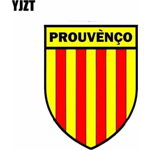 YJZT 8.8CM*11.6CM Personality Car Styling France Fag Provence Shield South Car Sticker Motorcycle Decal 6-0607