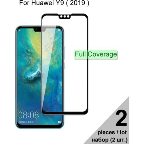 Protective Glass For Huawei Y9 2019 Full Coverage Tempered Glass For Huawei Y9 2019