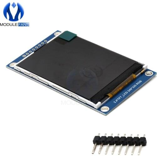 2.4" 240x320 TFT LCD Display Module 2.4 inch 240*320 3.3V LCD Module SPI Driver IC ILI9341 for Arduino