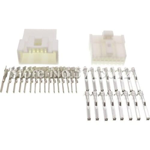 16 Hole MG610360 7123-7169 Auto CD Audio Wire Plug AUX Modification Wire Socket Female Male For Mazda