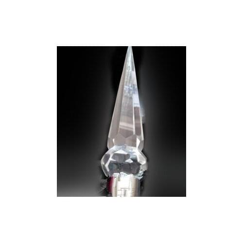 4pcs 120MM VINTAGE CRYSTAL FINIALS CHANDELIER LAMP PARTS