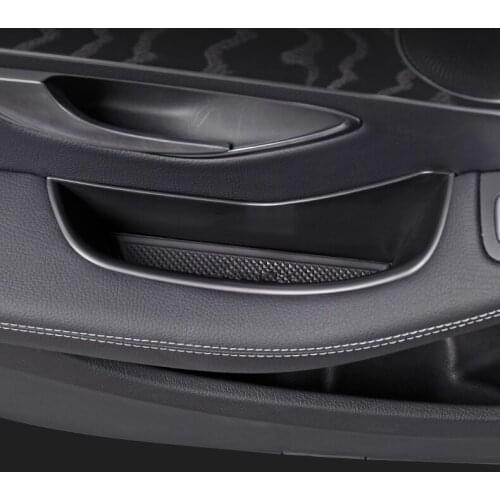 Car Front Door Handle Storage Box Tray For Mercedes for Benz C-Class W205 GLC Class 2015 2016 2017 2018 2019 Car Organizer