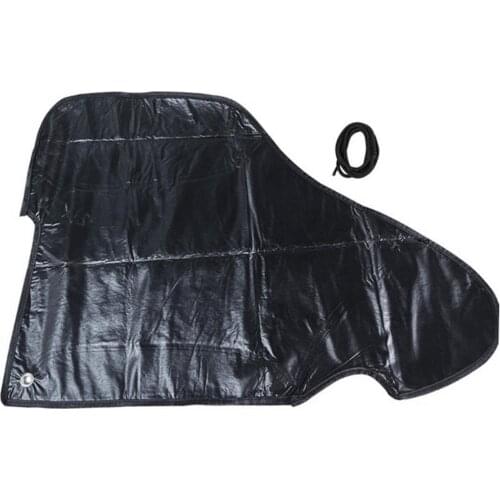 Black Waterproof Caravan Trailer Hitch Cover Caravan Trailer Hitch Cover Vinyl RV Tripod Dust Rain Protective Cover