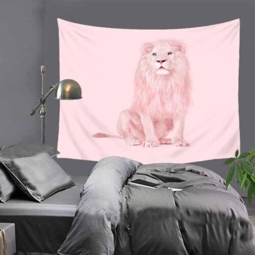 Cute Pet Pattern Tapestry Wall Hanging Valance Fashion Background Home Decor Functional Sofa Cover Beach Towel Chic Valance