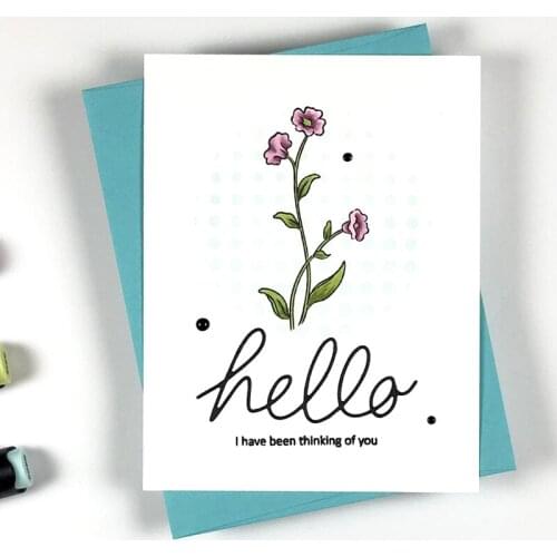 JMCRAFT Hello English Letters Metal Cutting Dies DIY Scrapbook Handmade Paper Craft Metal Steel Template Dies