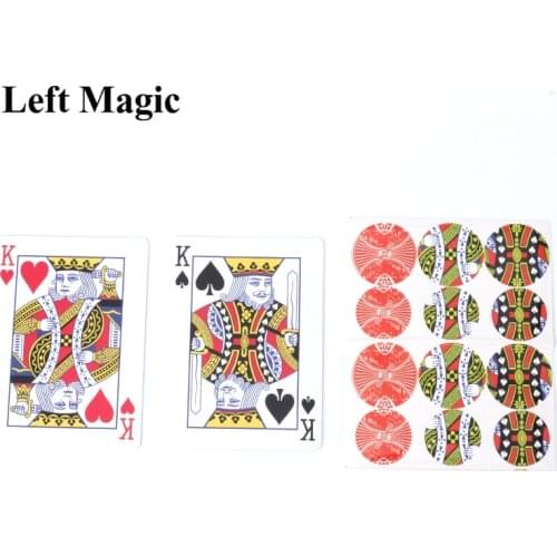Phase Shift Card Magic Tricks Cards Close Up Magic Props Gimmick Stage Mentalism Street Comedy Magic Toys