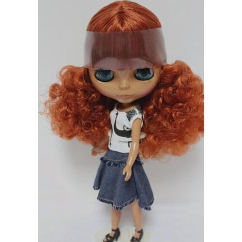 Free Shipping big discount RBL-119DIY Nude Blyth doll birthday gift for girl 4colour big eyes dolls with beautiful Hair cute toy