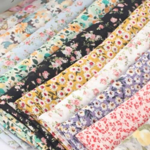 New Flower Bubble Chiffon Dress Dropping Breathable Beautiful Summer Cloth Scarf Fabric