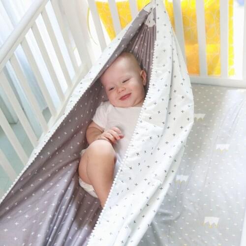 Anti-Roll Kids Baby Hammock Baby Cot Crib Hanging bag Hang Bed Basket Cradle Strength Rocking Chair Portable Child Outdoor Swing