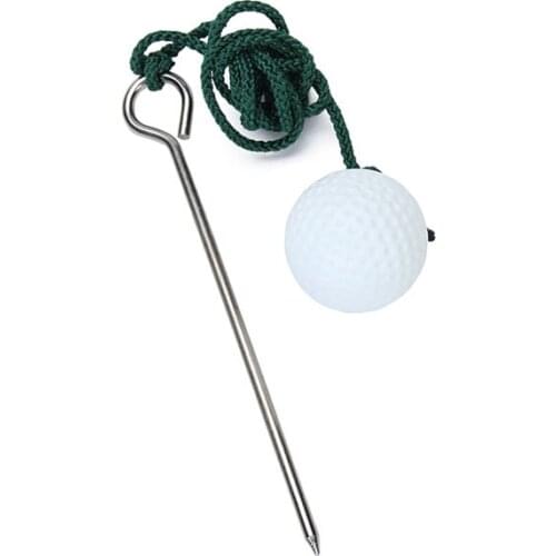 Professional Outdoor Sports Golf Driving Ball Swing Hit Practice Training Aid Golf Accessory Retractable Golf Practice Ball Rope