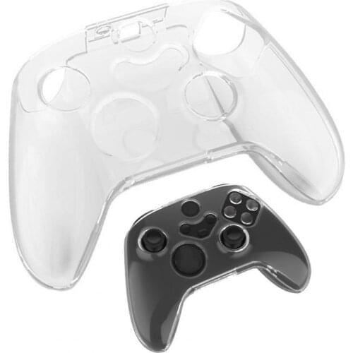 Drop-Resistant Crystal Shell for Xbox Series S/X Gamepad Anti-slip PC Protective Cover For Xbox Console Controller Gamepad