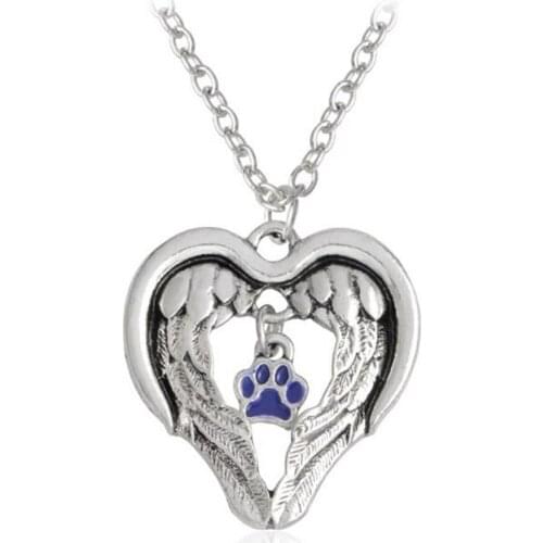 Dog claws Necklaces for lovers Creative leaves dog paw Love Pendant necklace best friends lovers necklaces