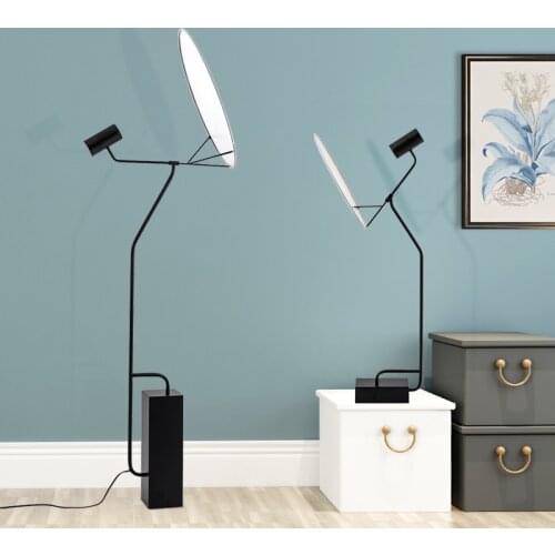 Modern Radar LED Floor Lamp Living Room Dining Room Study Read Lighting Fixture LED Suspension Lamps FA022