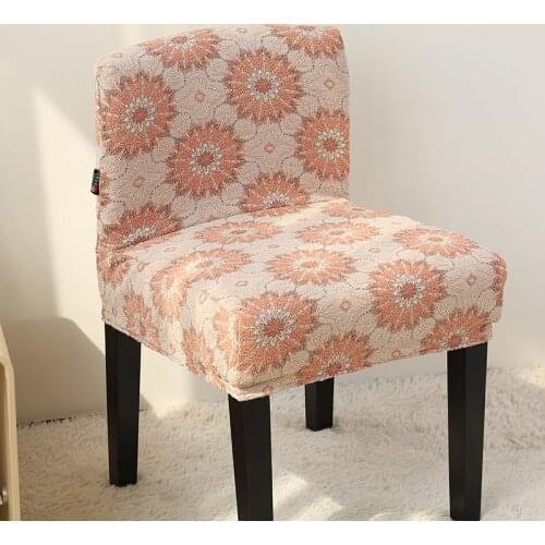 Low Back Bar Chair Cover Dining Kitchen Stool Cover Hotel Banquet Stool Cover Fabric Elastic for Home Living Room funda de silla