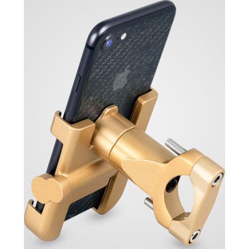 1PCS Aluminum alloy bicycle mobile phone bracket fixed navigation electric car mobile phone frame motorcycle cycling equipment