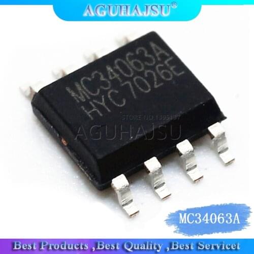 10pcs/lot MC34063A SOP-8 MC34063 SOP MC34063ADR MC34063ADR2G SMD IC
