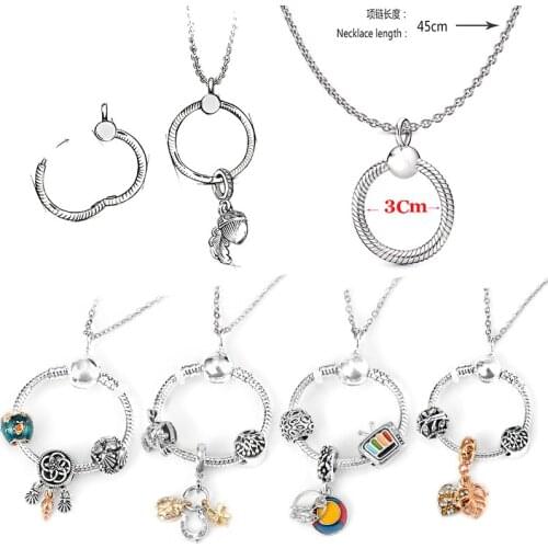 2021 The New Way To Wear O-Shaped Necklaces Silver-Plated Snake Bone Chain DIY Jewelry Brand Necklace Gifts Direct Delivery