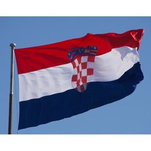 90*150cm Croatian Flag Flying Flag Croatia Flag Outdoor Indoor Big Flag For Celebration Flag Home Decoration Tool Drop Shipping