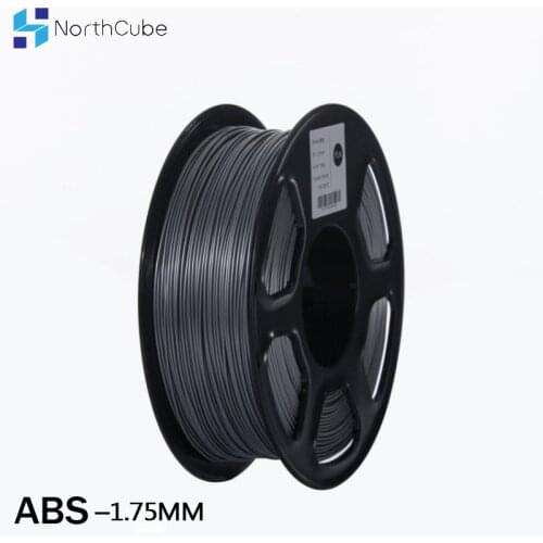ABS Filament 3D Printer Filament 1.75mm 1kg Printing Materials 3D Printing Plastic ABS Filamento Silver Color for 3D Printer