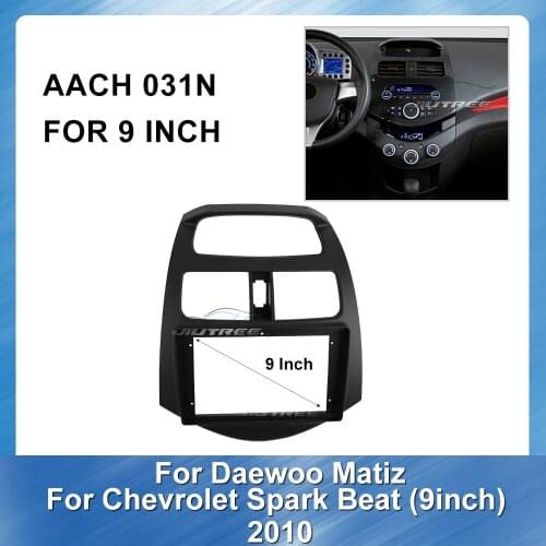 Car Audio RadioBig Screen Fascia Frame Adapter for Chevrolet Spark Beat Daewoo Matiz 2010 Stereo Panel Refit Installation Bezel