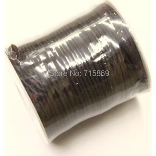 Free Ship 5mm 20meter / Row Coffee Elastic lycra cord Stitched round lycra cord Lycra strip For Jewelry Marking