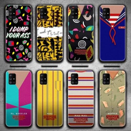 Stranger things season 4 Phone Case For Samsung Galaxy A21S A01 A11 A31 A81 A10 A20E A30 A40 A50 A70 A80 A71 A51
