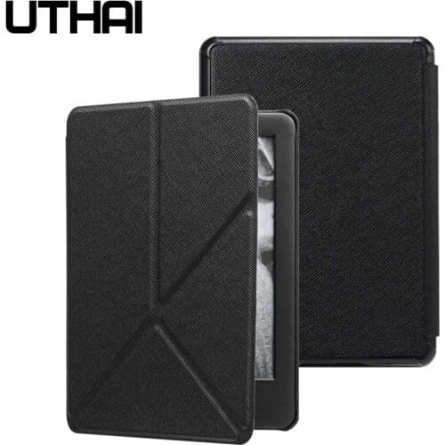 UTHAI K10 2019 Kindle Youth Version 10th Generation 2019 Version Case Shell Leather Cover For Kindle 10 Case With Sleep&Wake Up