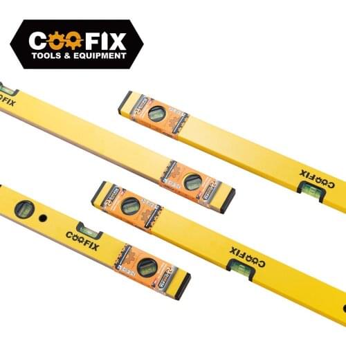 COOFIX 3 Bubble Spirit Level Bubble Ruler High Bearing Ruler Lever Bubbles Rustproof Horizontal Ruler Spirit Level Balance Ruler