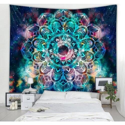 Mandala Tapestry Tarot Card Divination Witchcraft Tapestry Sun Moon Decoration Tapestry Bedroom Tapestry