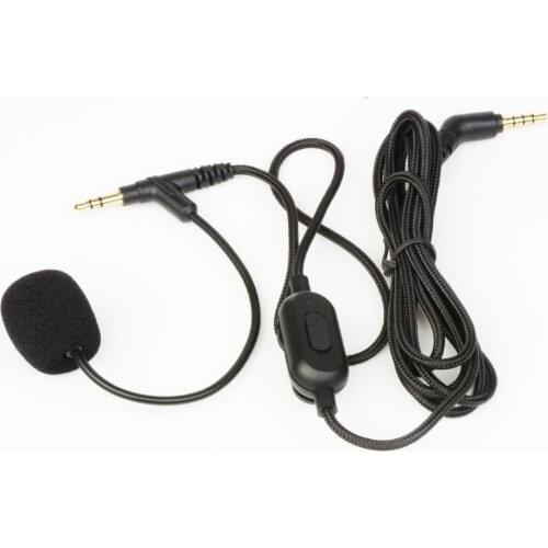 Boom Microphone Volume Cable For V-MODA MSR7 SR5 for B&o h6 h7 h8 h9 Game Headphones Audio Replacement cable