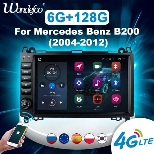 2 din Android 10 Car radio carplay For Mercedes Benz B200 W169 W245 W639 car Stereo Multimedia Player autoradio GPS Navigation