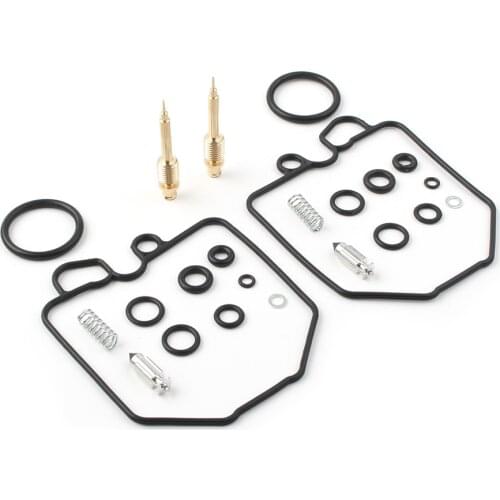 2 Sets Motorcycle Carburetor Repair Kit Rebuild kits For honda CX650C GL650 SILVERWING 650 1983