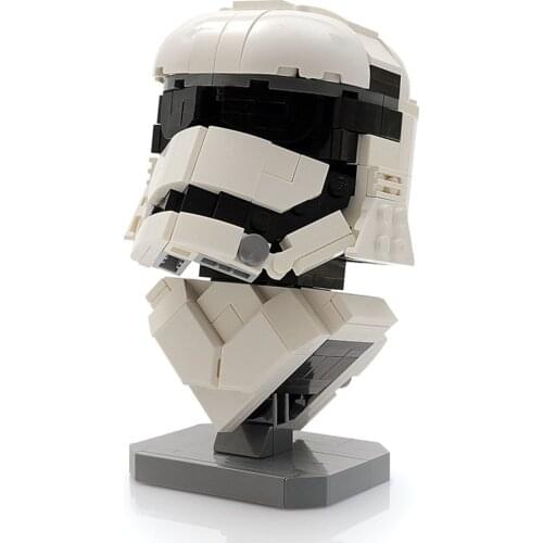 New technology building block helmet model moc-12875diy compatible particle assembly childrens educational toy model