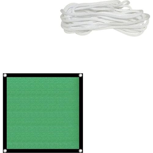 Heat Insulation Net Swimming Pool Rain Cover Sunshade Green PP UPF40+ Summer Outdoor Waterproof Encryption PE Awning