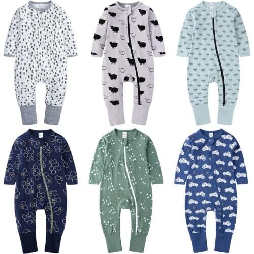 Clothes For Newborns Baby Boy Clothes Four Seasons New Baby Siamese Clothes Long Climb Clothes Handbags Handbags Feet Garments