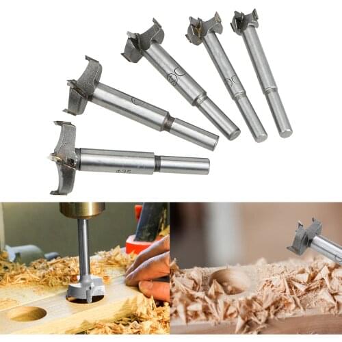 Drilling Pilot Holes Drill Bit Wood Drilling 15/20/25/30/35MM Hinge Boring Woodworking Hole Saw Cutter Woodworking Hole Opener
