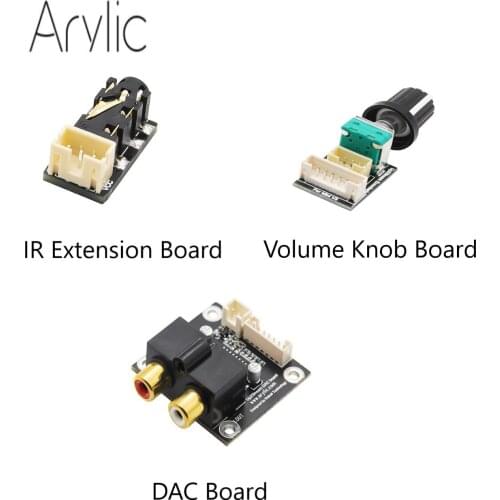 Arylic Expansion Boards Ir Controller Sensor Infrared Sensors Volume Potentiometer Dual Digital Interface Module DAC Board