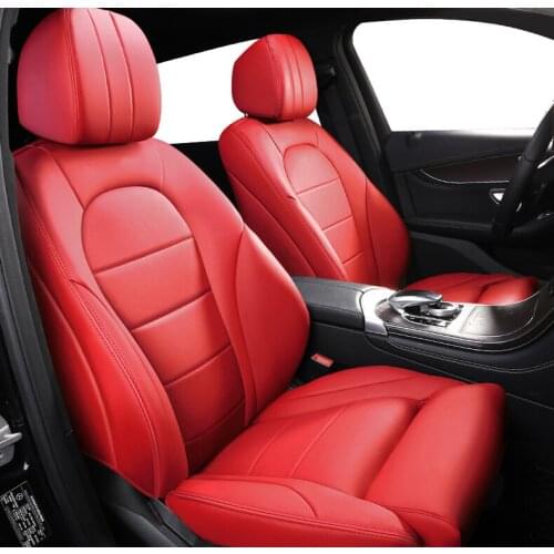 Custom car seat cover leather for auto Mercedes Benz GLC300 GLC200 GLC260 GLC220d Accessories Seat Cover Cars Cushions Protector