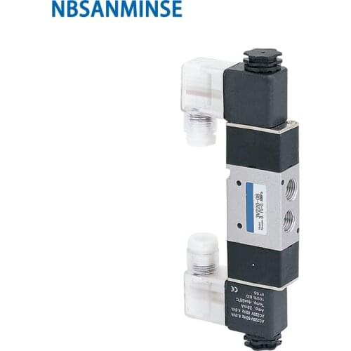 3V310 3V410 3V220 Series G1/4 3/8 1/2 Solenoid Valve Pneumatic Valve Single Double Coil Valve NBSANMINSE