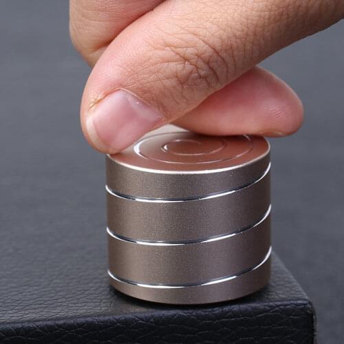 Fingertip Gyro Metal Fidget Spinner Decompression Toy Antistress Fidget Toys Desktop Gyro Zinc Column alloy for Adults Children