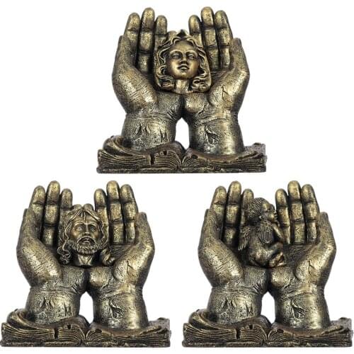 Modern Religious Figurine Statue Art Crafts Figure for Living Room Home Office Desktop Cafe Shop Decoration Ornament Artwork